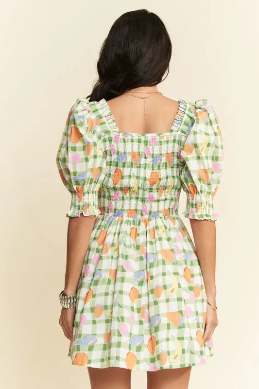 Davi & Dani Fruits Printed Smocking Mini Dress 0069d3fb4dc3486485695ed7ac74411b-Max-Origin