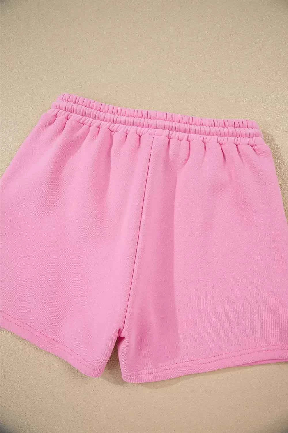 Color Block Sweatshirt and Elastic Waist Shorts Set 008d57ef-f3c0-476e-b73a-aa7239792e4f-Max-Origin