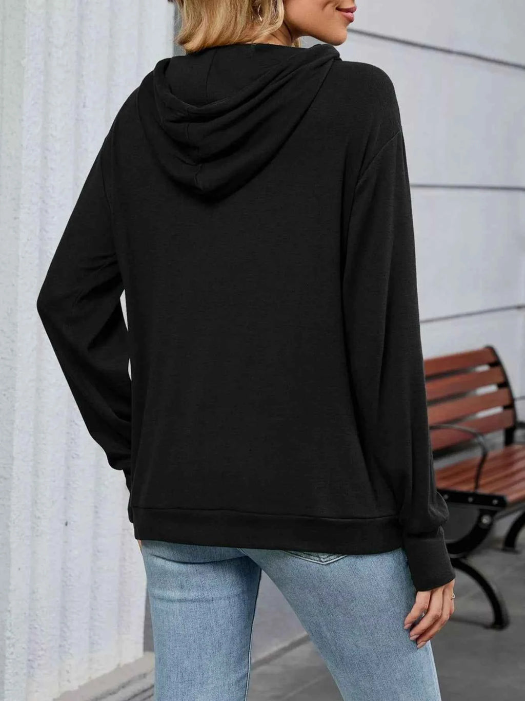 Letter Drawstring Long Sleeve Hoodie 00eb9edd-873f-452c-8378-2d831c5c110b-Max-Origin