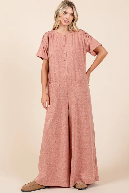 Mittoshop Button Detail Short Sleeve Wide Leg Jumpsuit 012061aa-f926-478f-838d-d2a83e011481-Max
