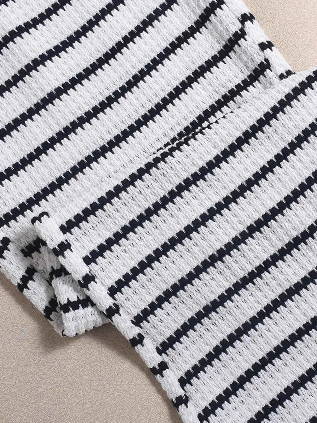 Round Neck Sleeveless Top and Striped Pants Set 024ba51b49cd47b2ad79877cfe0b3128-Max-Origin