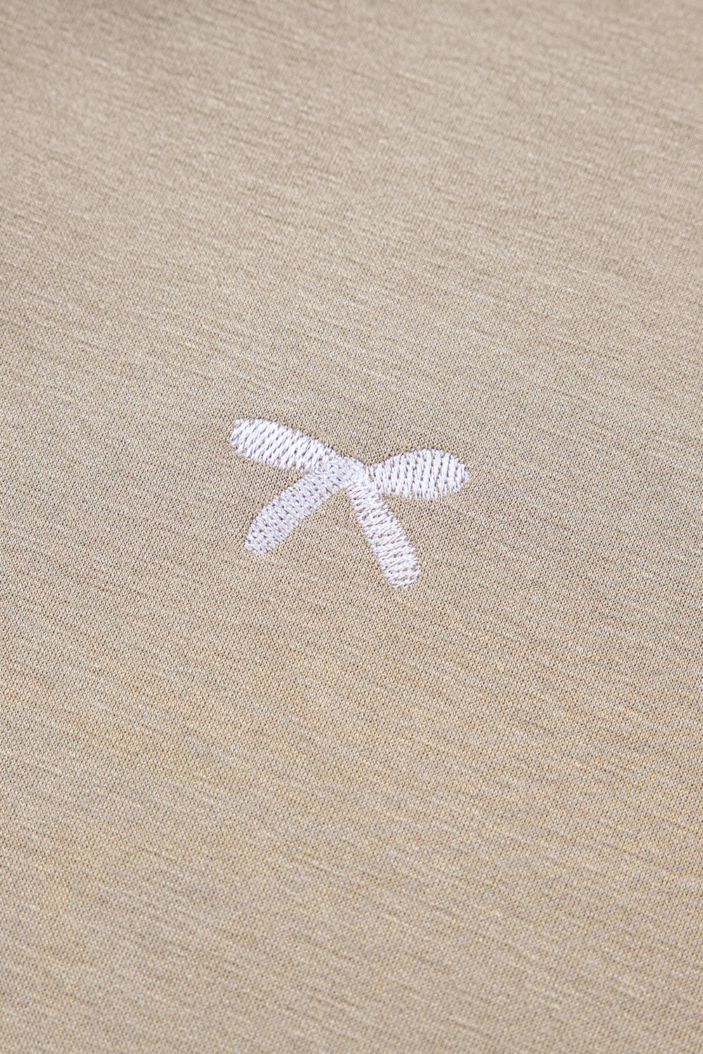 Goat Bow Embroidered Zip Up Hoodie 030bf901030a7e04