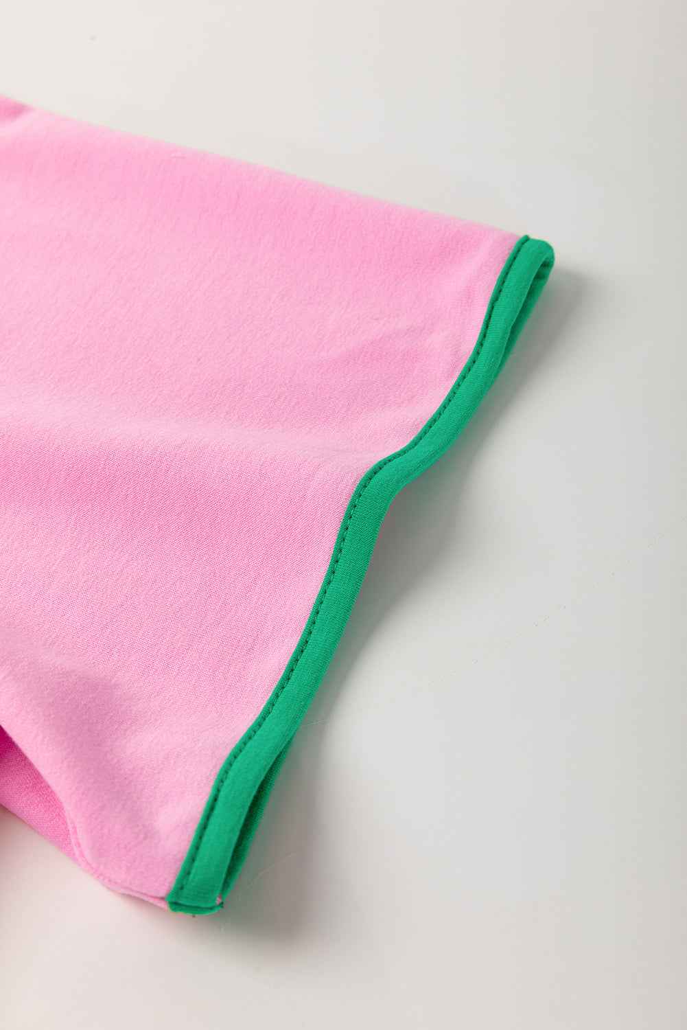 Bonbon Plus Size Contrast Trim T Shirt and Skort Two Piece Set 030d9519006853fe