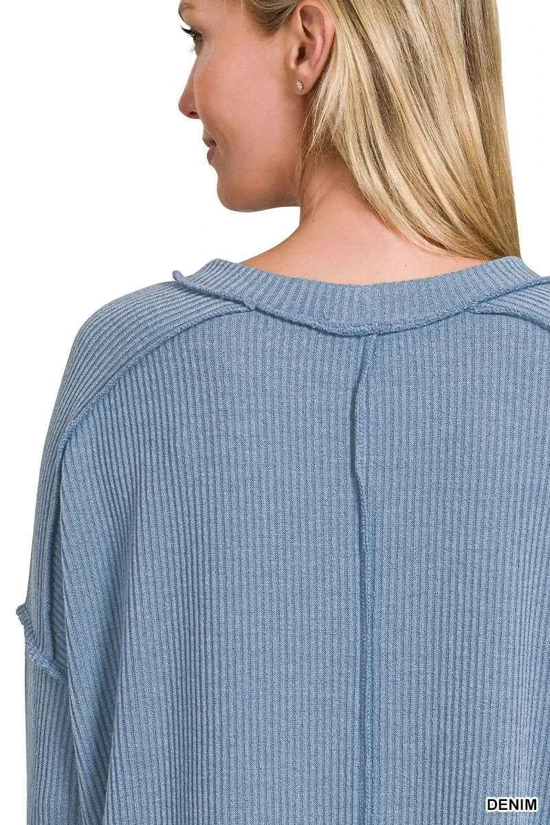 Zenana Ribbed Drop Shoulder Round Neck Sweater 037a4a5fb86d487f89fa170d7ba4270b-Max-Origin