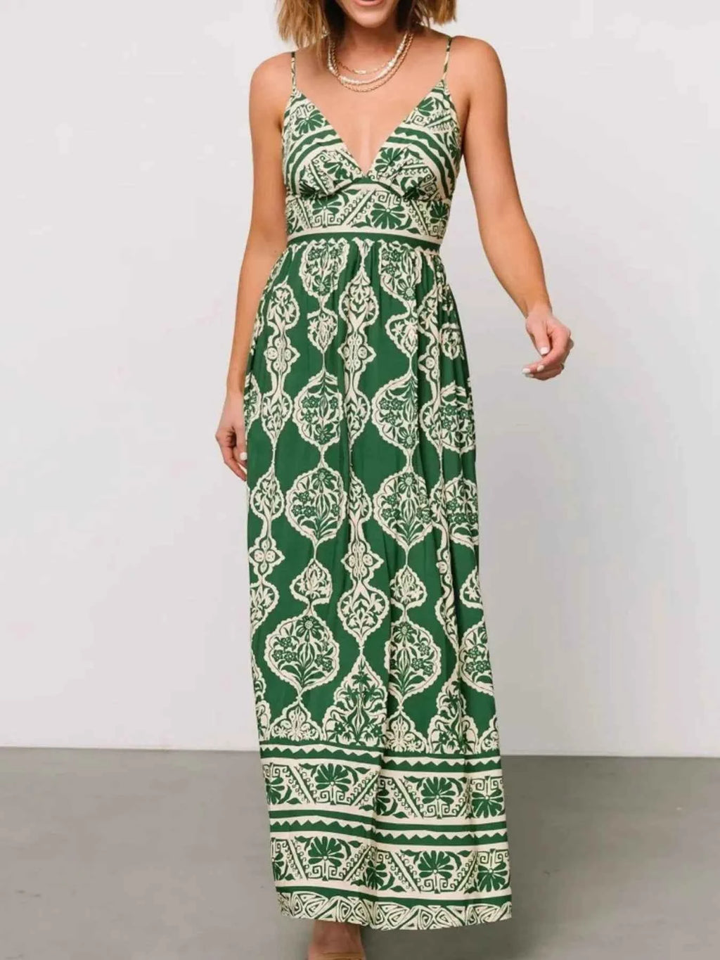 Printed V-Neck Maxi Cami Dress 037b935a-4634-4dca-9d2e-d5aa84601cae-Max-Origin