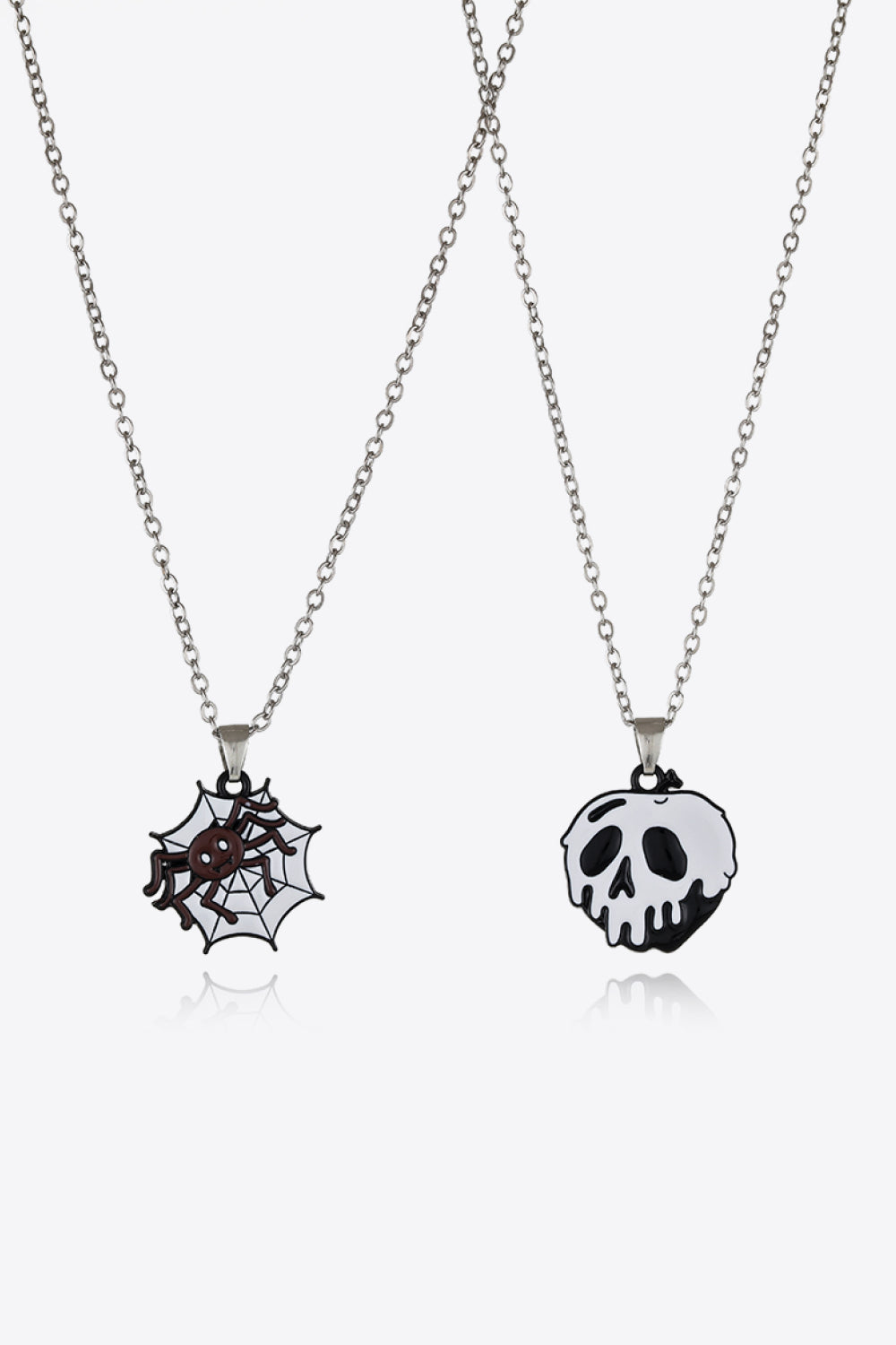 Two-Piece Halloween Theme Necklace Set Style B One Size 0433c78637cc433682ffc36d21da5e7d-Max
