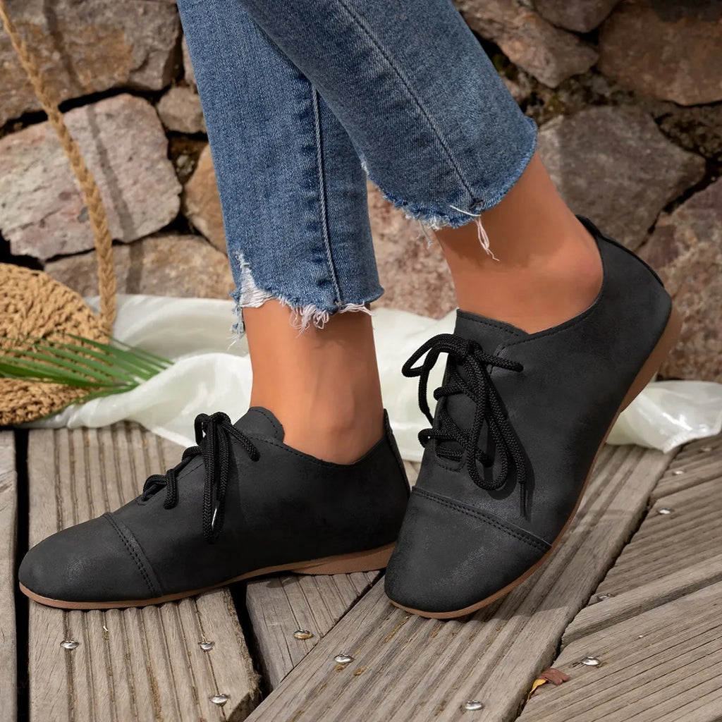 Casual Lace-Up Loafers Black 04c360b9-ba64-40e2-bad0-8e96a8131f21-Max-Origin