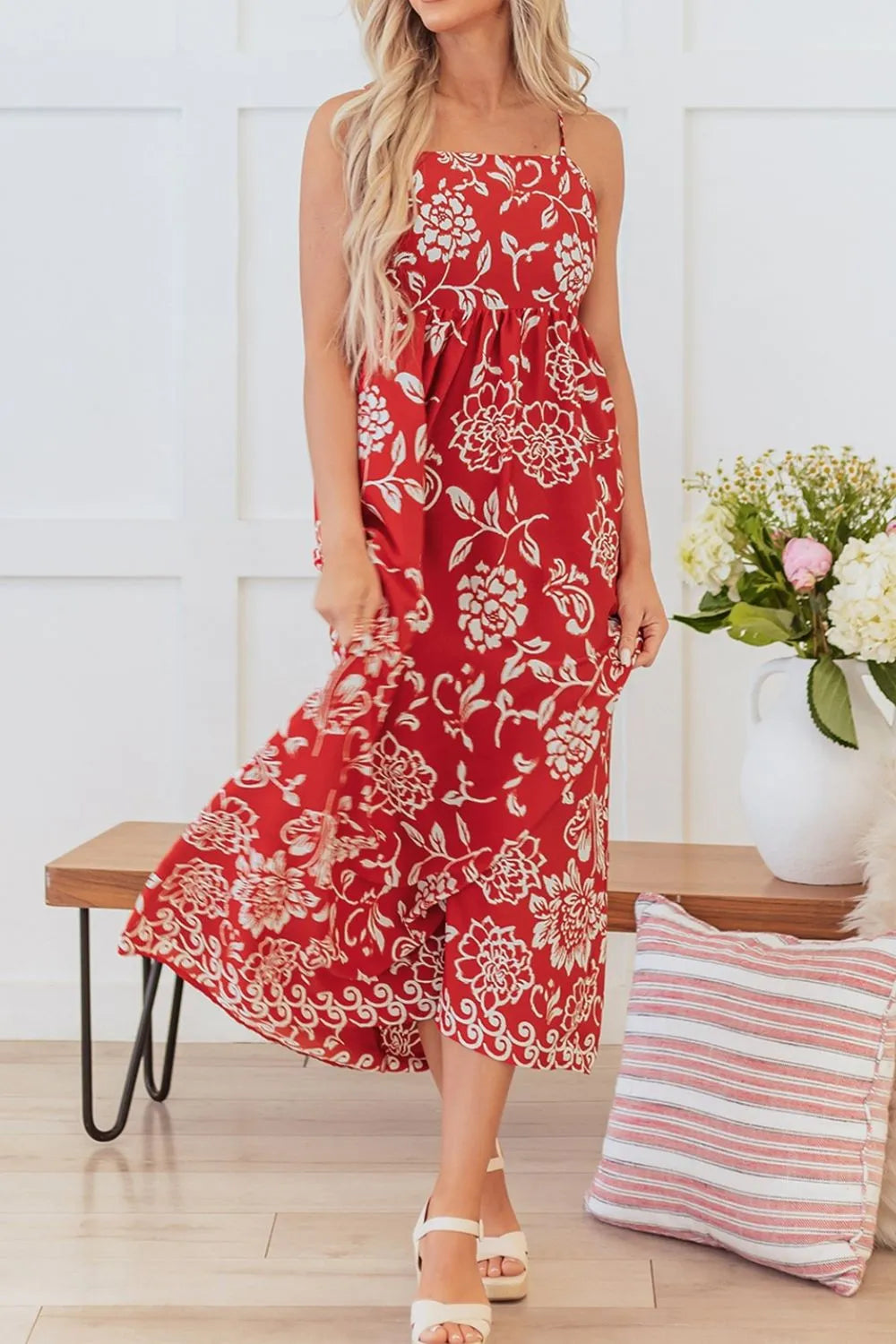 Floral Printed Spaghetti Strap Empire Waist Maxi Dress 05d1e7c4-49d1-449d-8b69-98ad27cd36a8-Max-Origin