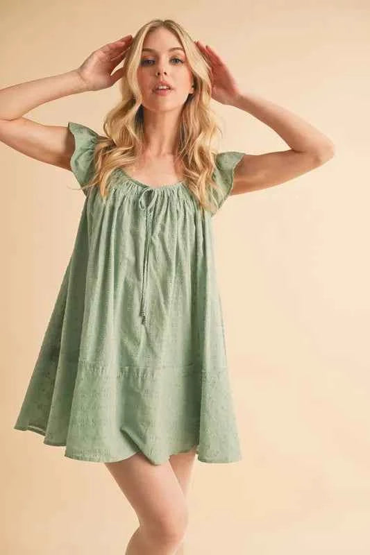 Aemi+Co Ruffled Cap Sleeve Cotton Tunic Mini Dress 0661856eb77d45c0a9b6e4e22f87ac22-Max-Origin