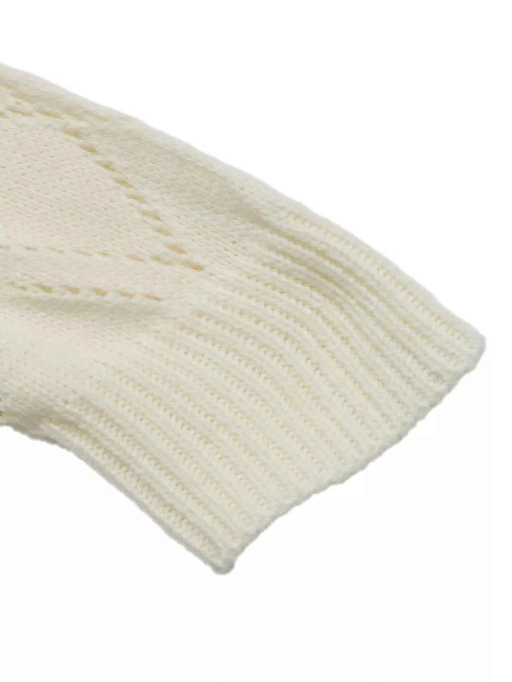 Openwork V-Neck Long Sleeve Sweater 06649a7e0c884c8c89b8b31b8452a62c-Max-Origin