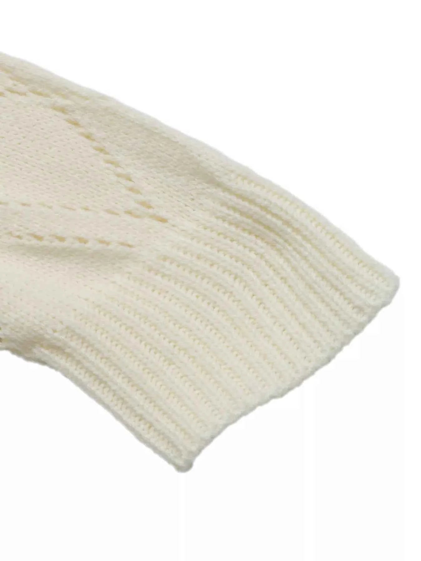 Openwork V-Neck Long Sleeve Sweater 06649a7e0c884c8c89b8b31b8452a62c-Max-Origin