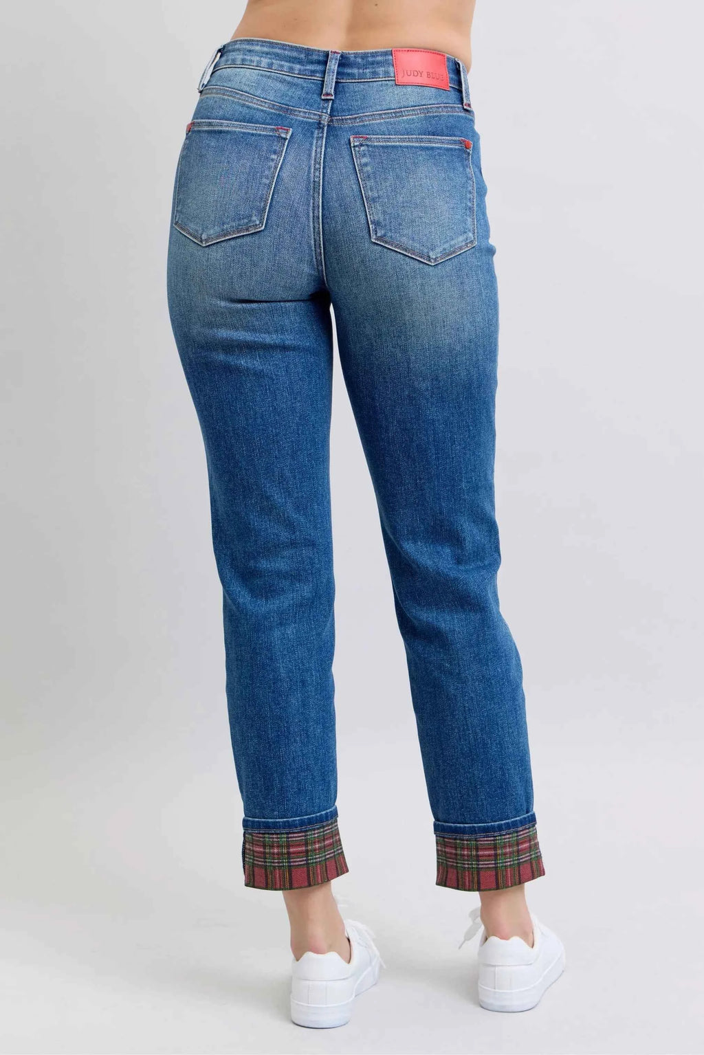 Judy Blue Full Size Mr Plaid Print Cuff Bf Jeans Plus Size 0864e59471b448d5a7f63da1087639cd-Max-Origin