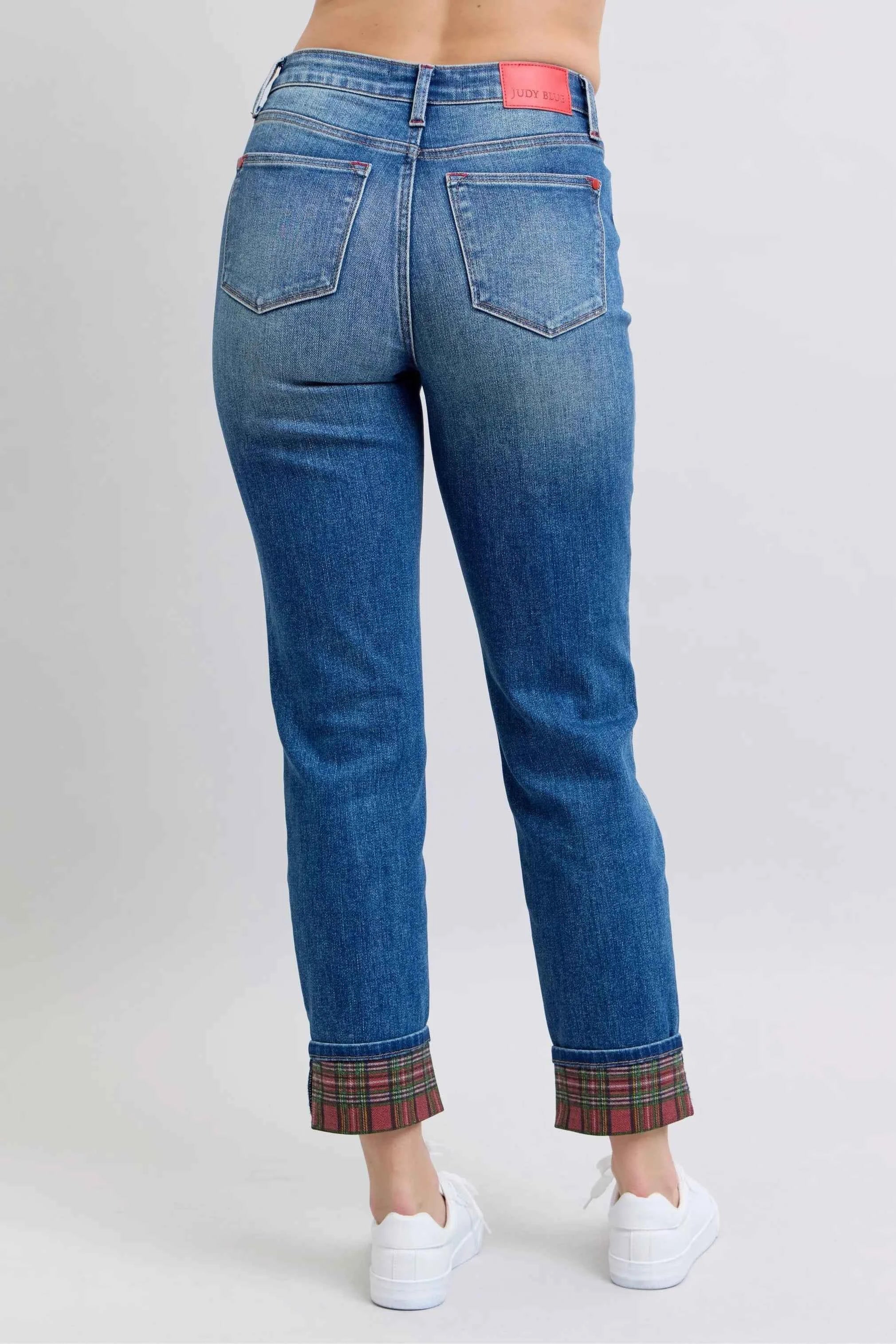 Judy Blue Full Size Mr Plaid Print Cuff Bf Jeans Plus Size 0864e59471b448d5a7f63da1087639cd-Max-Origin
