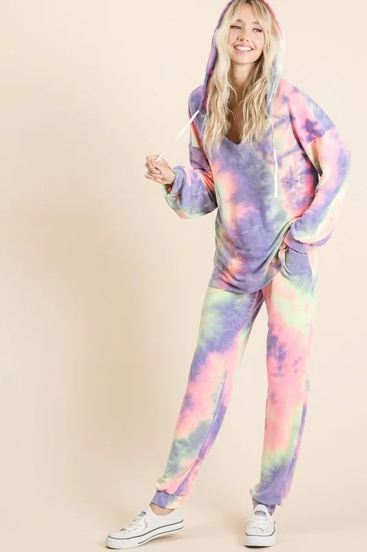 BiBi Tie Dye French Terry Top and Bottom Set 0916ccc59753408694af5c4896b911c0-Max-Origin