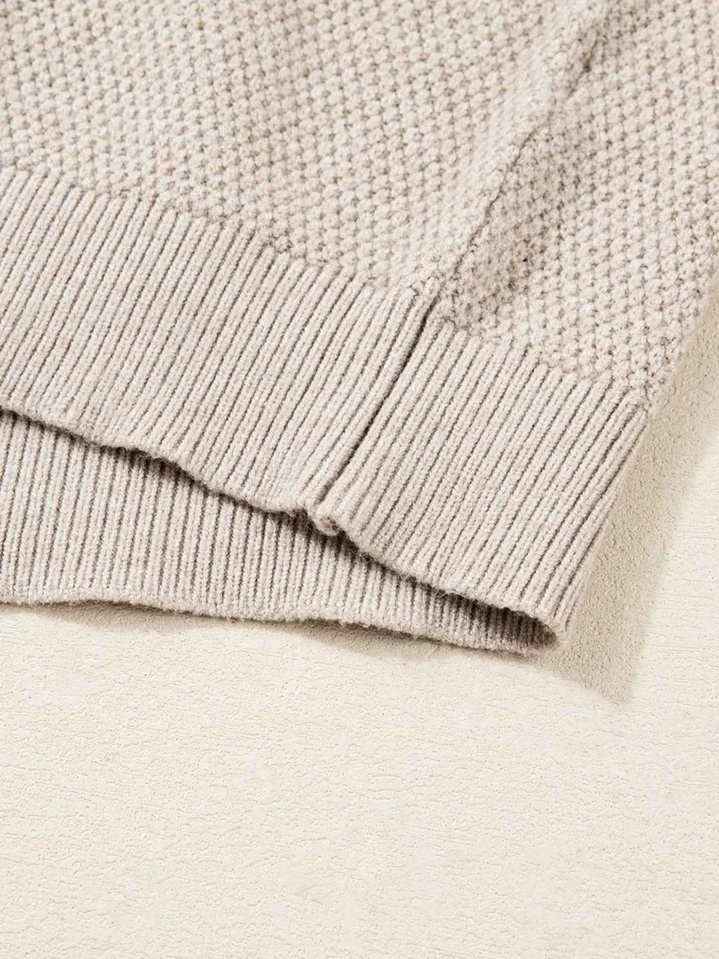 Color Block Knit Striped Sleeve Detail Casual Sweater 09751479c16e4b62a92b3c7a935b1c20-Max-Origin