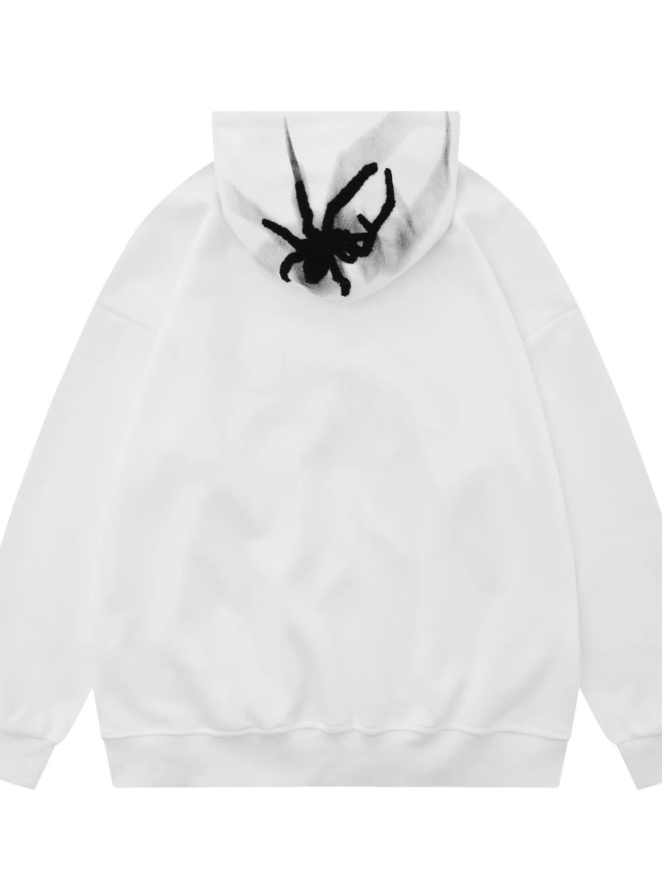 Men's Spider Graphic Oversized Hoodie with Side Button Details 099d25edb2944ce7942615c8b2b0ac75-Max-Origin