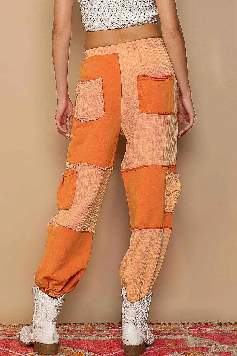 POL Drawstring Pocketed Contrast Jogger Pants 09b73860-8b40-44b2-b73a-89bb1aea8dcc-Max-Origin