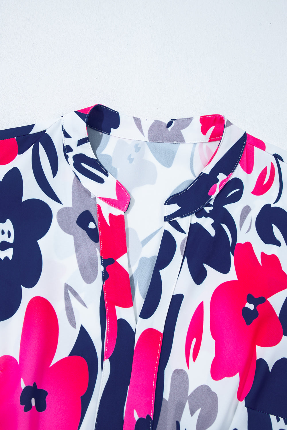 Orange Floral Print Notched Neck Flutter Sleeve Mini Dress 09d44d65b946c97e