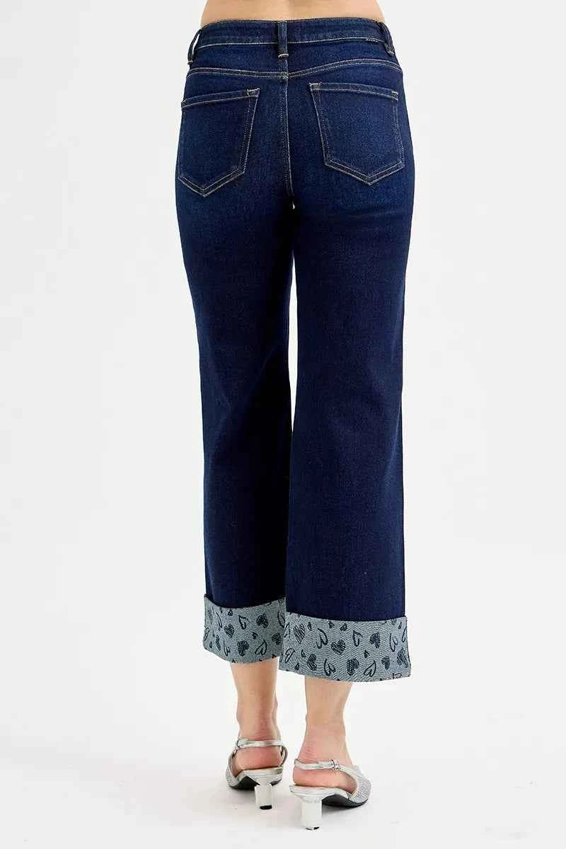 RISEN Full Size Mid Rise Fit Crop Wide With Printed Cuff Jeans Plus Size 09e732d4d73c4038bdf234c708249a63-Max-Origin