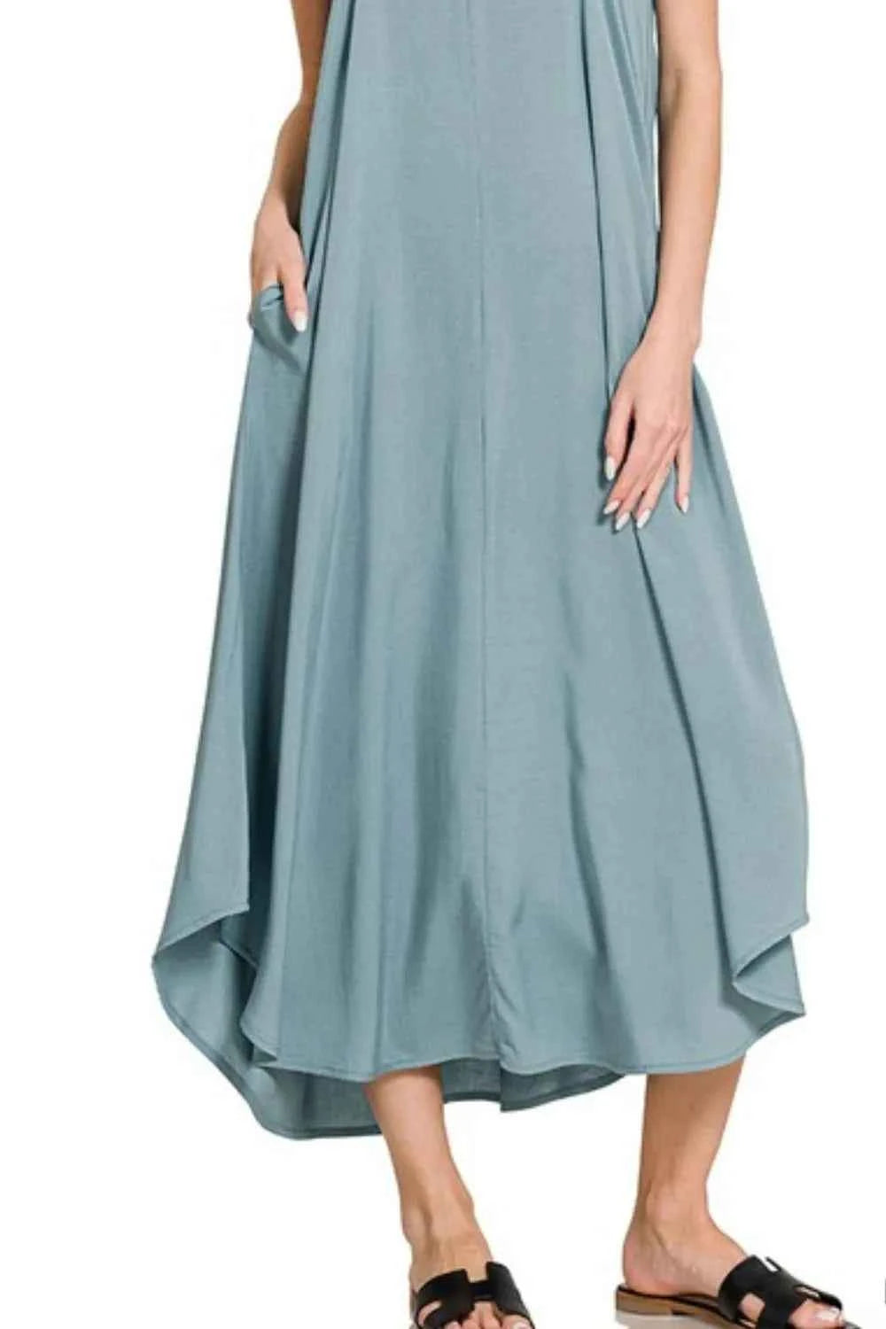 Zenana Woven Arc Hem Cami Dress With Flowy Pockets 0a564e46-c1fe-4ec3-a359-a5cf3278447c-Max-Origin