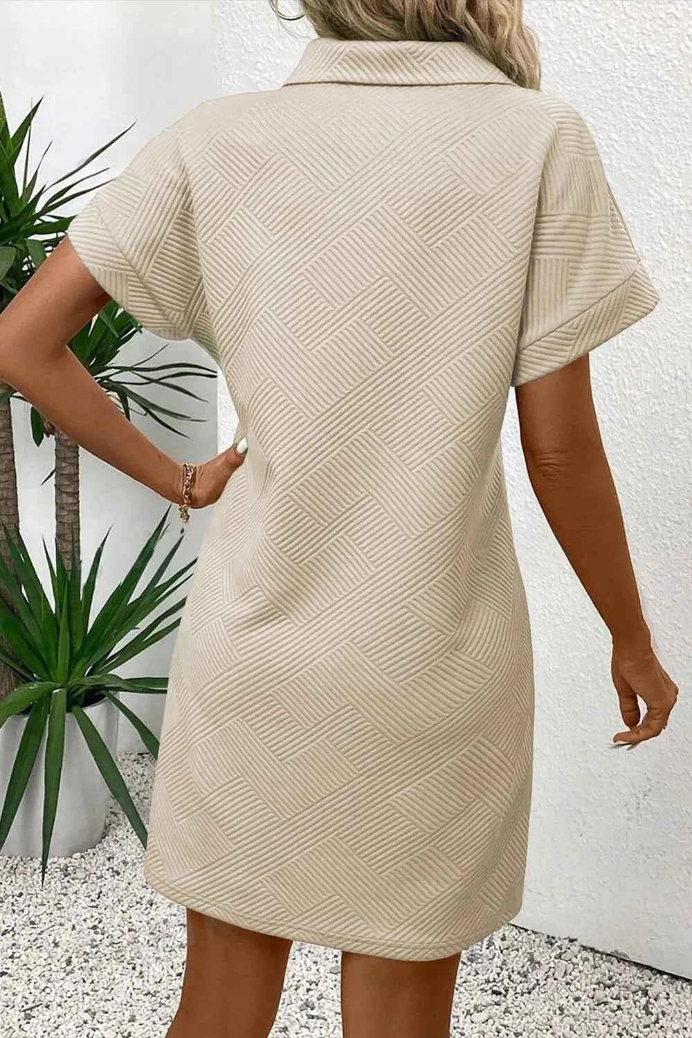 Button Front Short Sleeve Mini Dress 0ae91a14-fc2a-4975-ad3b-9e959283ce3e-Max-Origin