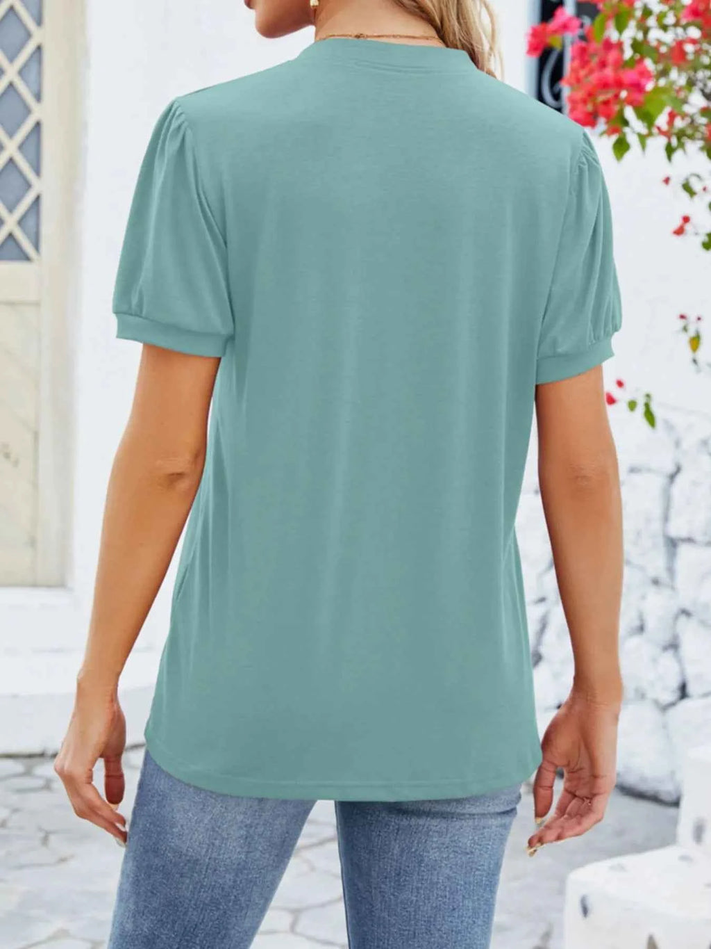 Notched Short Sleeve T-Shirt 0b19299a-70ec-48b6-8175-8ffdaacb0dce-Max-Origin