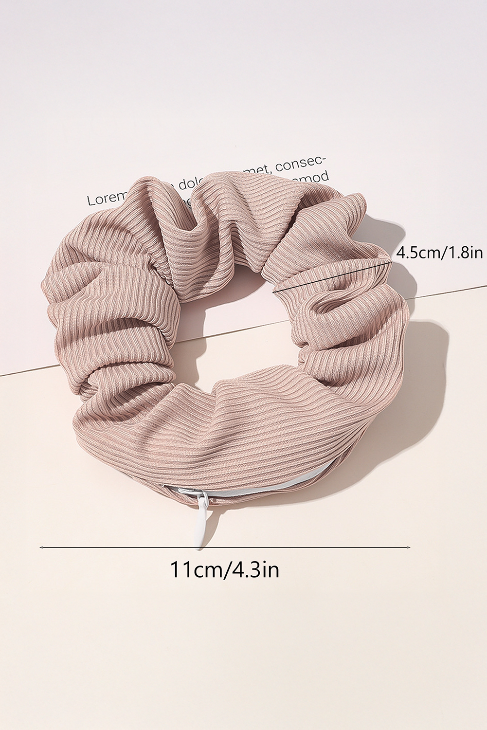 Delicacy Pocket Scrunchie With Hidden Zipper 0b9725b460173223