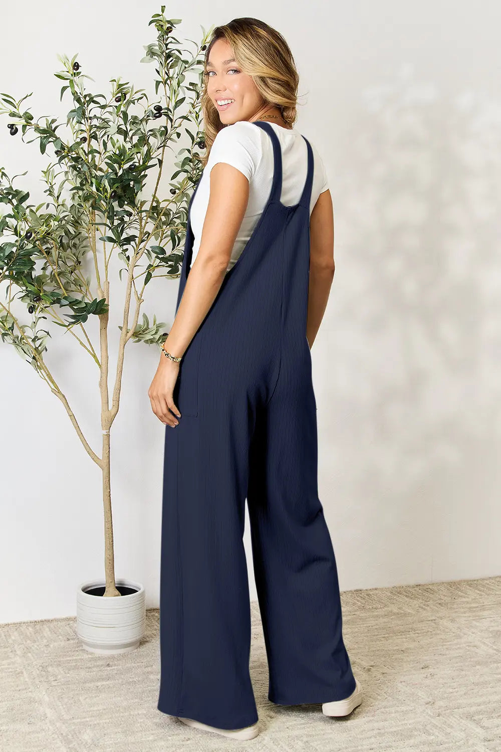 Double Take Full Size Wide Strap Overall with Pockets 0bf5b697a2704357899f144d348c6f13-Max