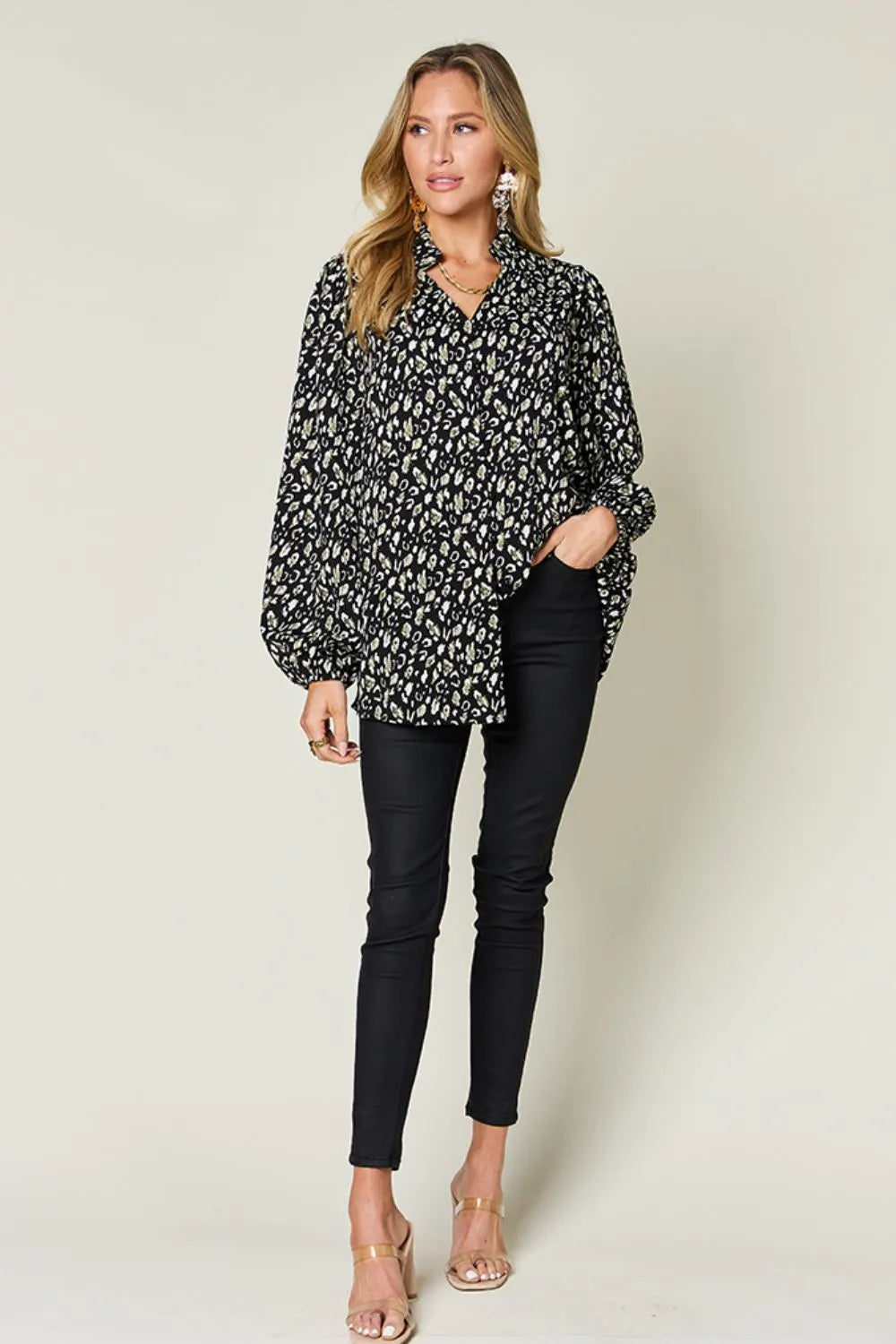 Double Take Full Size Leopard Long Sleeve Blouse 0c18982b-7deb-4999-9ec3-c8c87c492761-Max