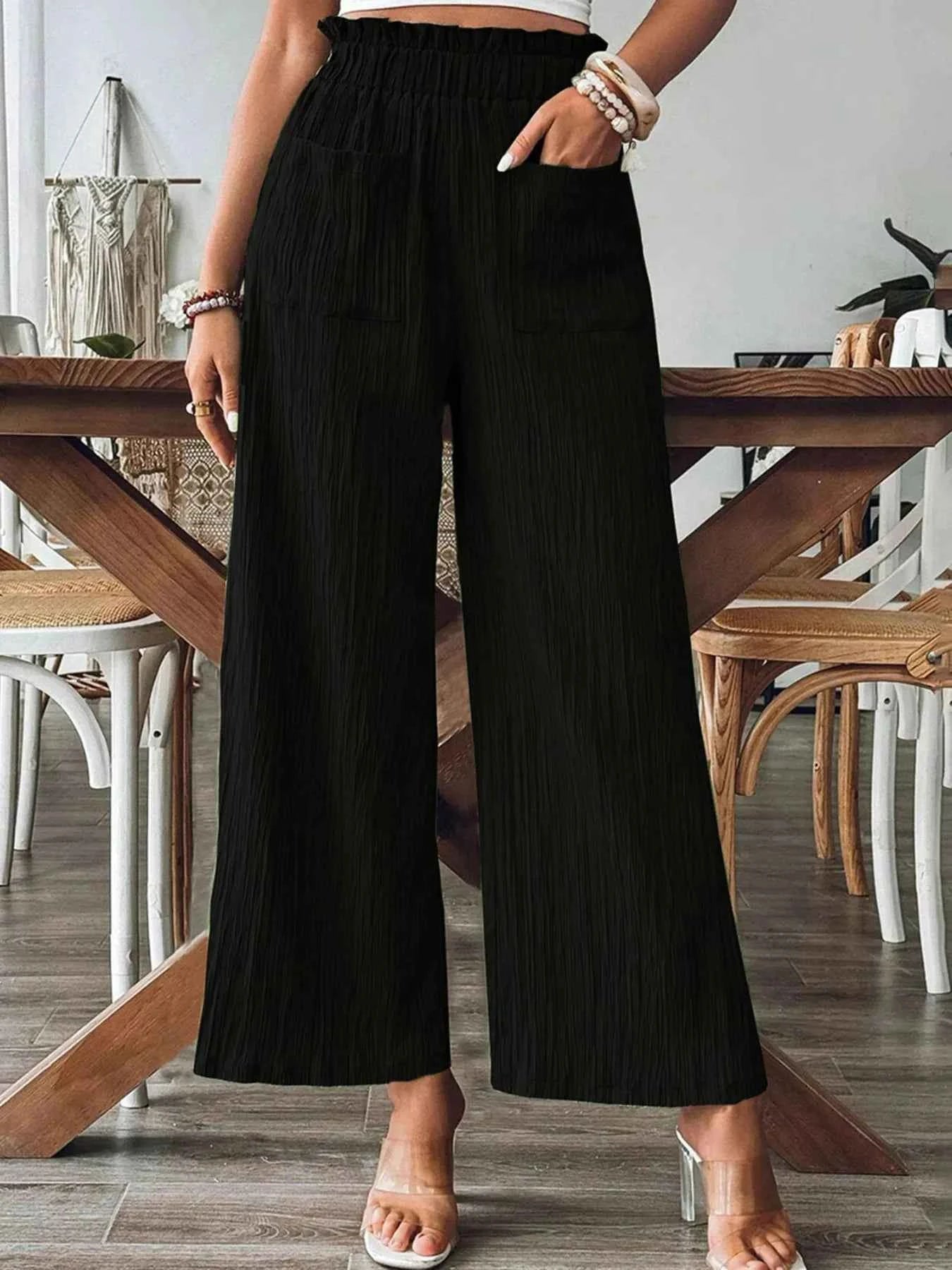 Textured Wide-Leg Pants 0c8cc2becfa14f28b31bd98be9f07e36-Max-Origin