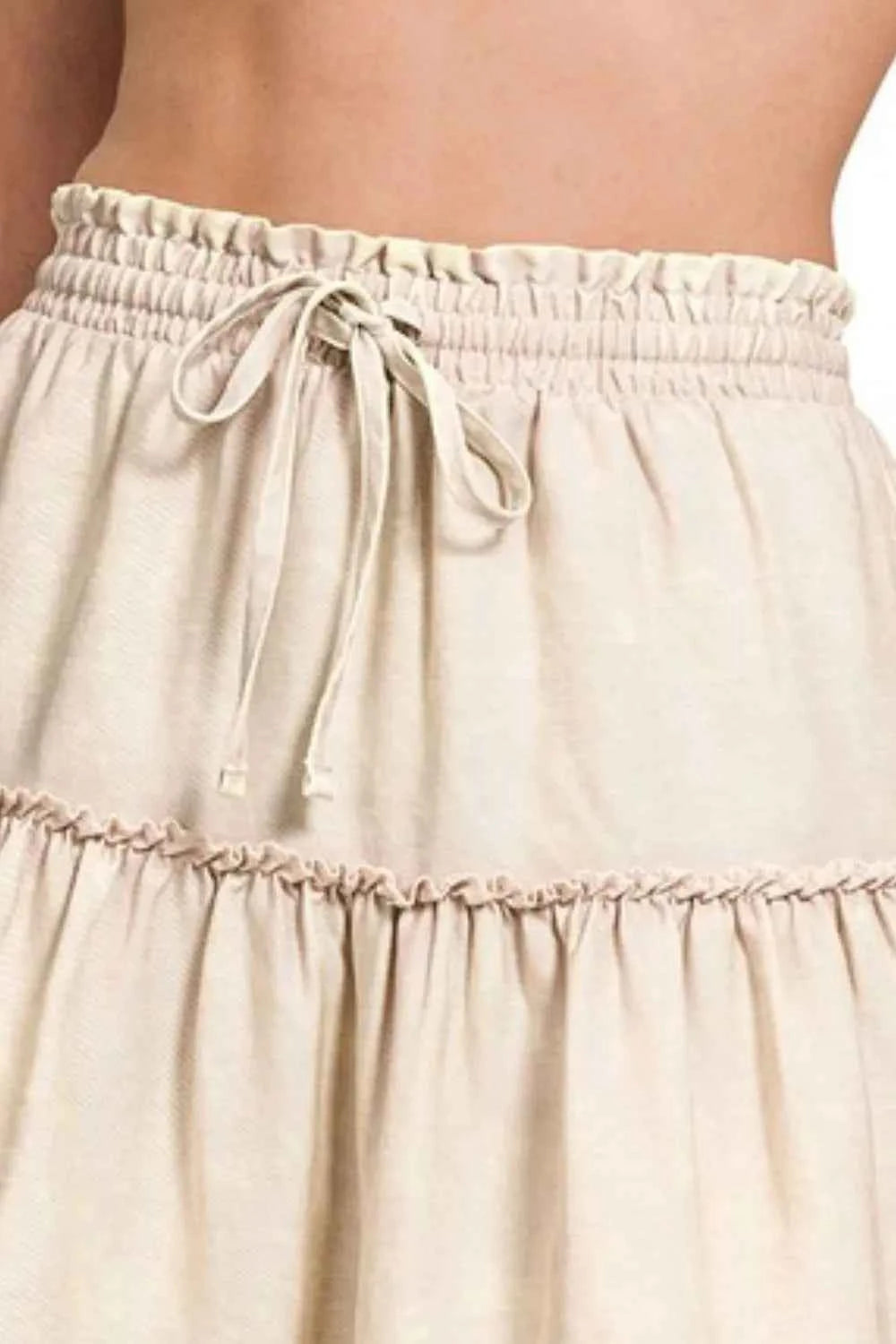 Zenana Tencel Washed Tiered Mini Skirts 0cf6508d-4267-4852-a021-caf203062f7c-Max-Origin