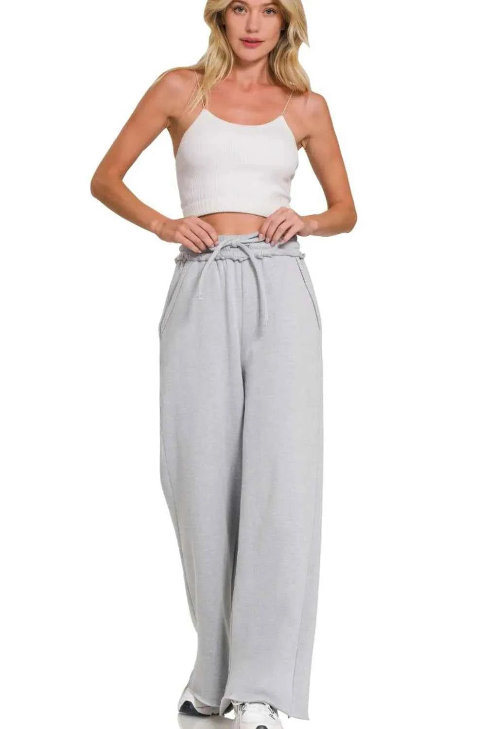 Zenana Fleece Exposed Seam Wide Leg Sweatpants 0d893e51-14b4-4979-a471-346b078fbc42-Max-Origin