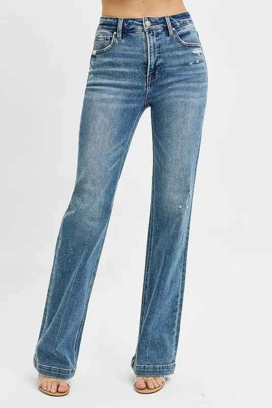 RISEN Full Size Distressed Detail Bootcut Jeans Plus Size 0dd92ebe-f5ad-4450-b341-eb7dad738ef0-Max-Origin