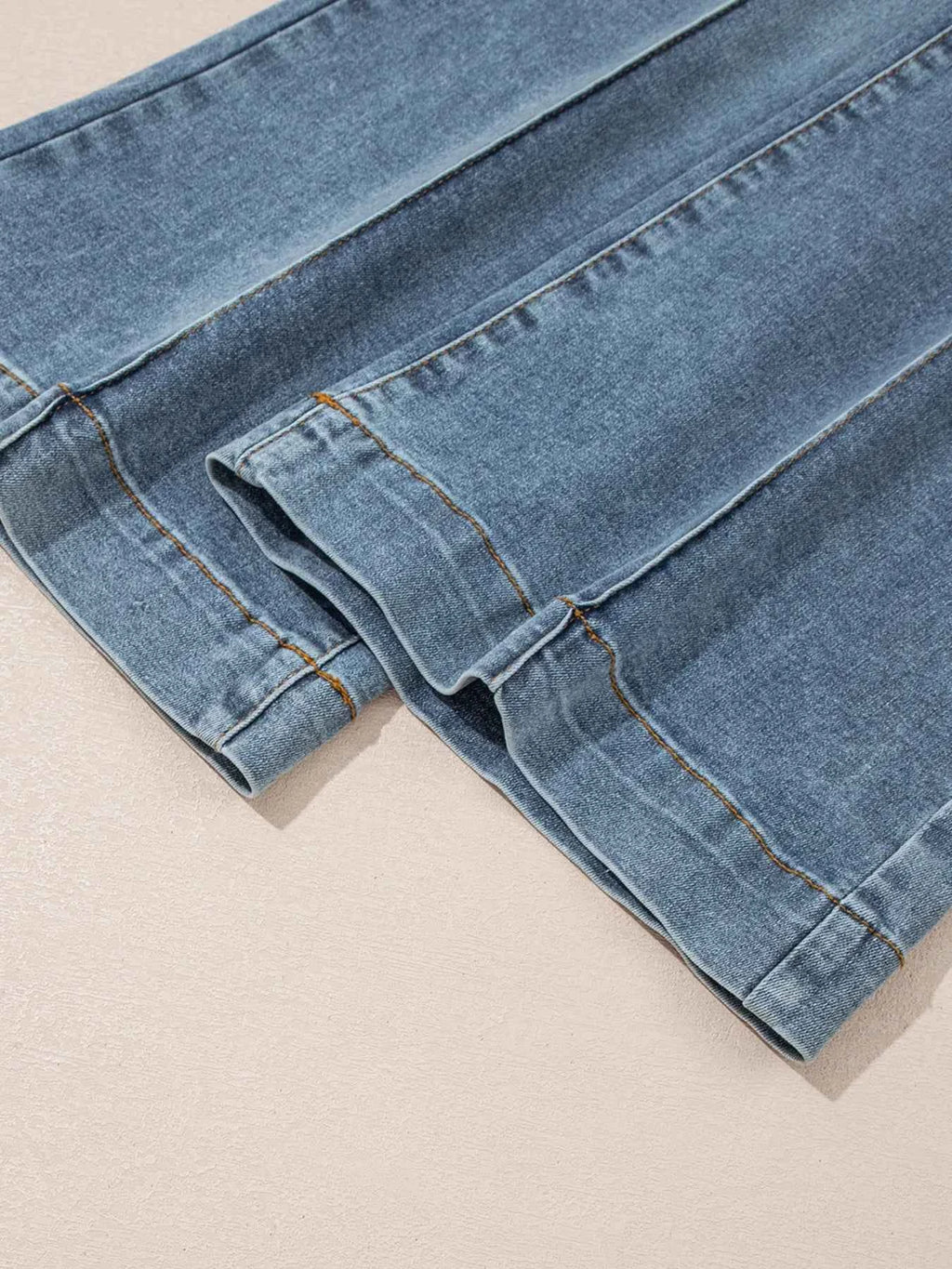 High-Waisted Flare Jeans with Seam Detail 0e387ea4d96049a58231d2d47aac53f6-Max-Origin