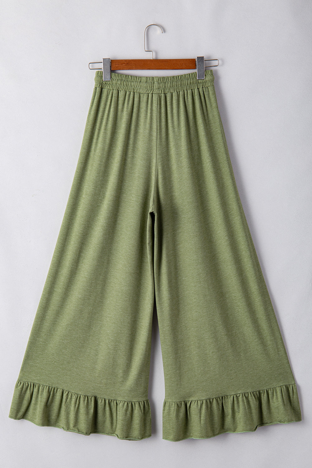 Dune Solid Color Ruffle Hem Wide Leg Pants 0e47245823f0cba4