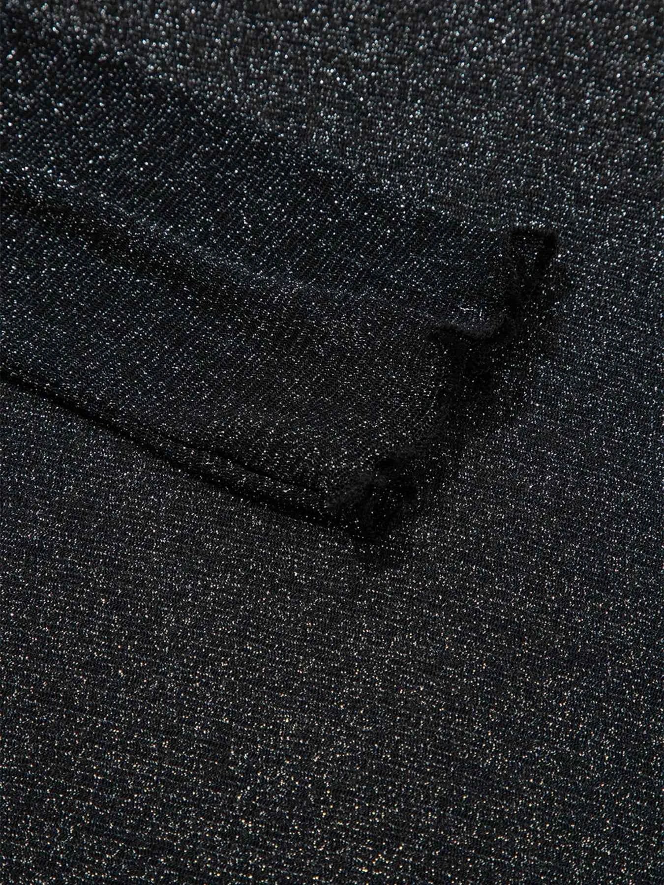 Metallic Glitter Mesh Long Sleeve Top 0eb4bf2ea45d45adb05c0babe0dc32ed-Max-Origin