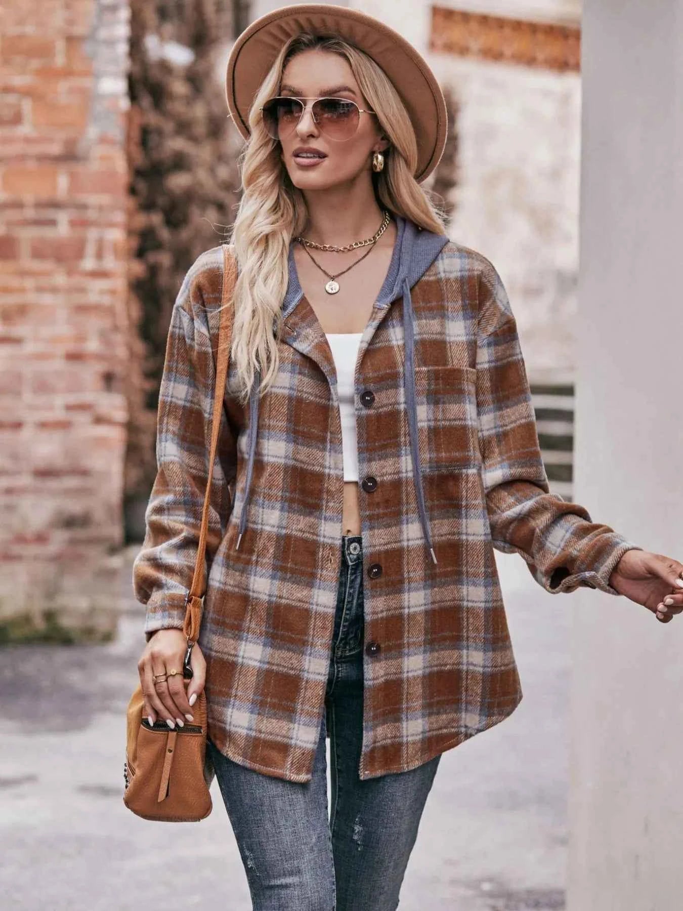 Oversized Plaid Button Up Shacket 0fb16793-b472-495d-af11-414db94ea43c-Max-Origin