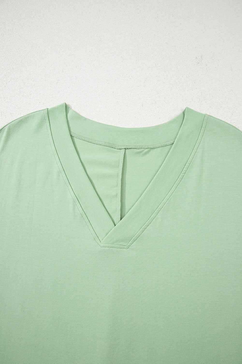 Bonbon Loose Half Sleeve V Neck Plain Romper 10404dccb05be39d