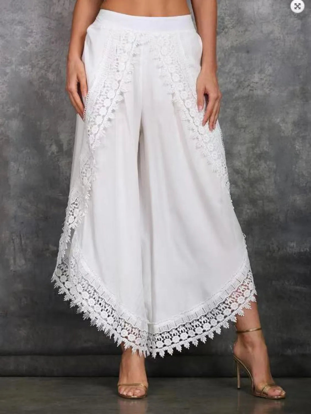 Full Size Lace Detail Wide Leg Pants Plus Size White 107b1b8e-fde8-45c3-af7c-e52ef415a0e5-Max-Origin
