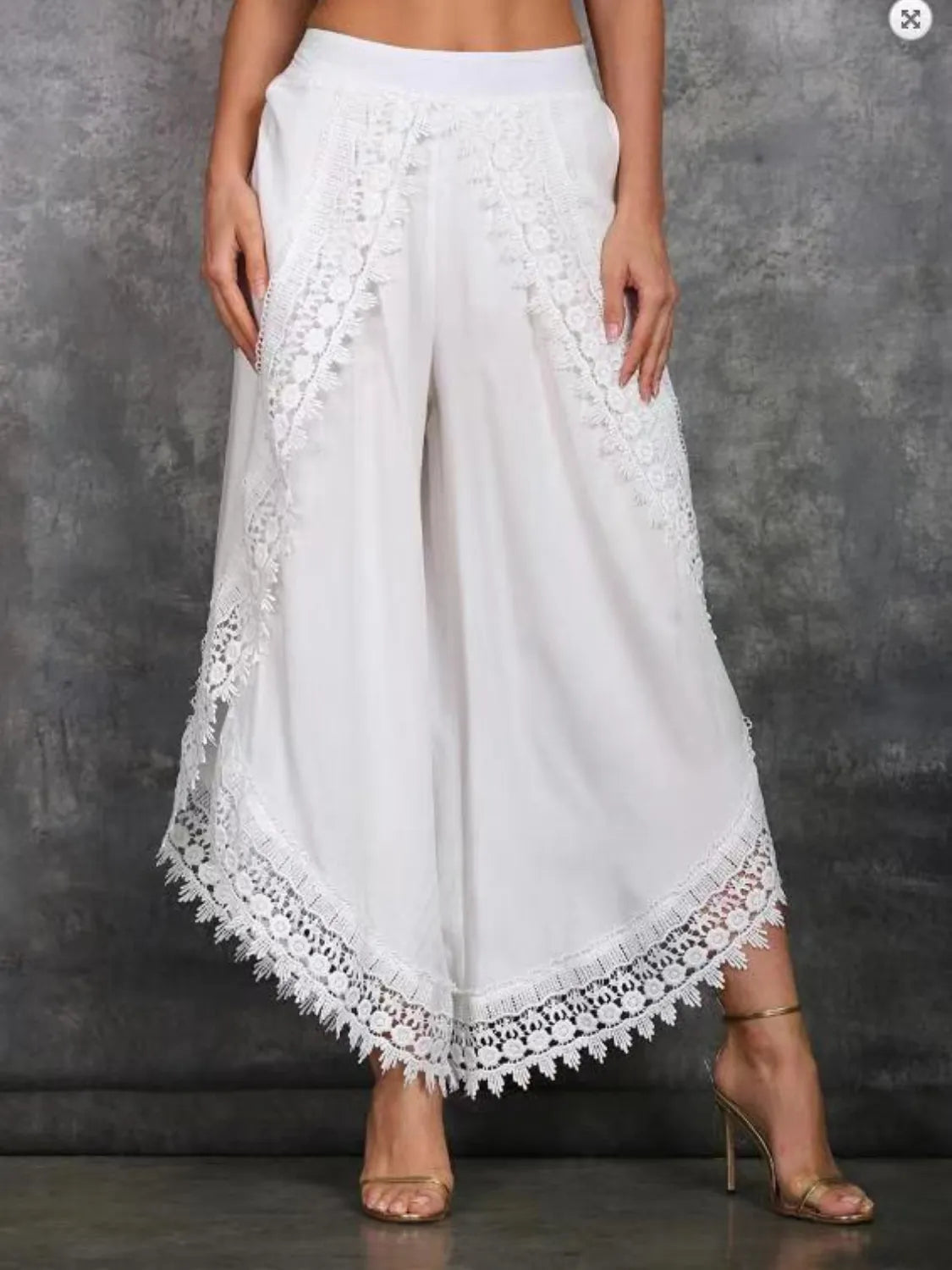 Full Size Lace Detail Wide Leg Pants Plus Size White 107b1b8e-fde8-45c3-af7c-e52ef415a0e5-Max-Origin