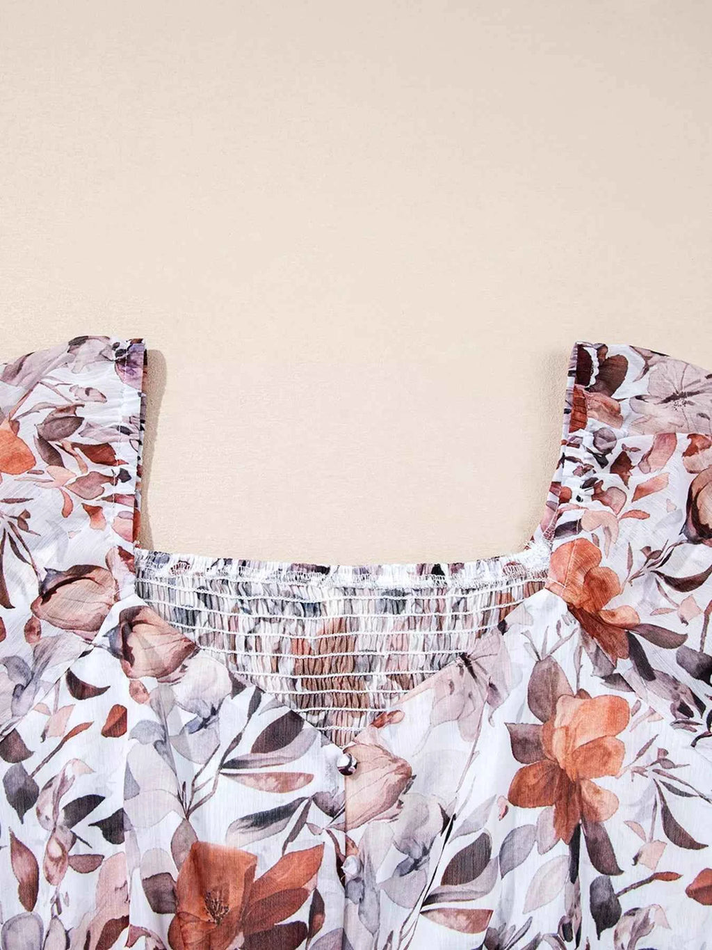 Floral Print Sweetheart Neck Long Sleeve High Waist Mini Dress 10e697e2f13544a1a50bc5a43d42f7c0-Max-Origin