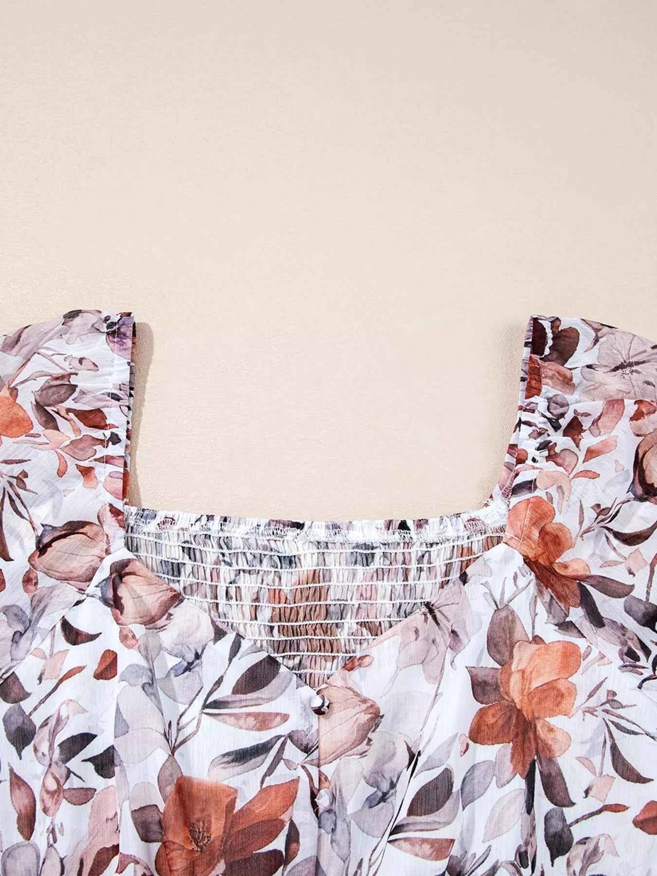 Floral Print Sweetheart Neck Long Sleeve High Waist Mini Dress 10e697e2f13544a1a50bc5a43d42f7c0-Max-Origin