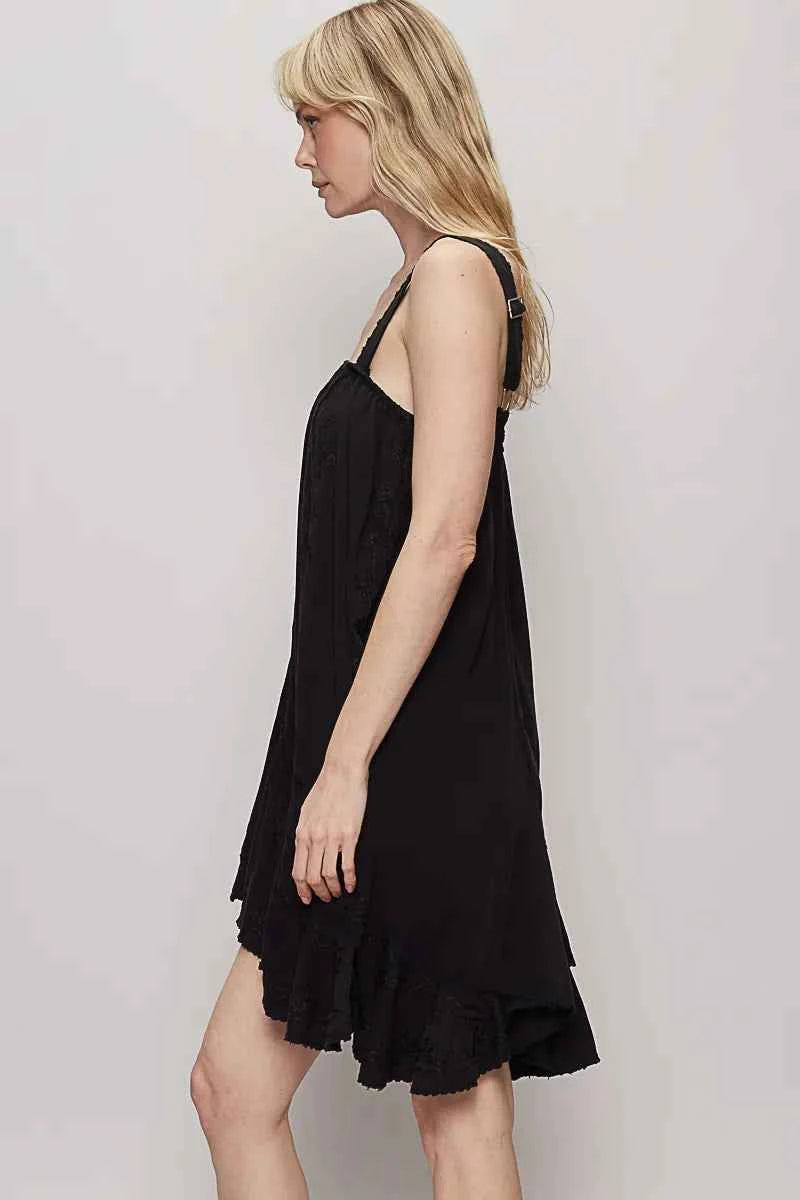 POL Ruffle Hem Sleeveless Mini Dress 11561475-20db-40ee-9813-345197c4386c-Max-Origin