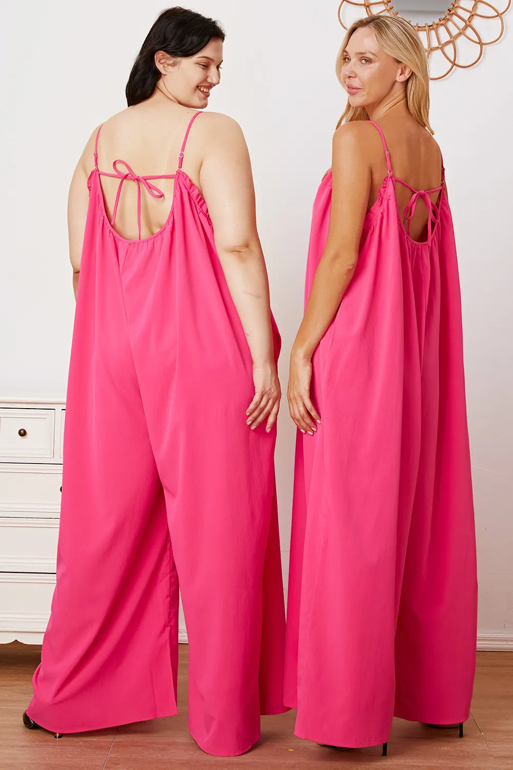 Double Take Full Size Ruffle Trim Tie Back Cami Jumpsuit with Pockets 119f4f09-78cb-464f-8f28-dfbe329c46a5-Max