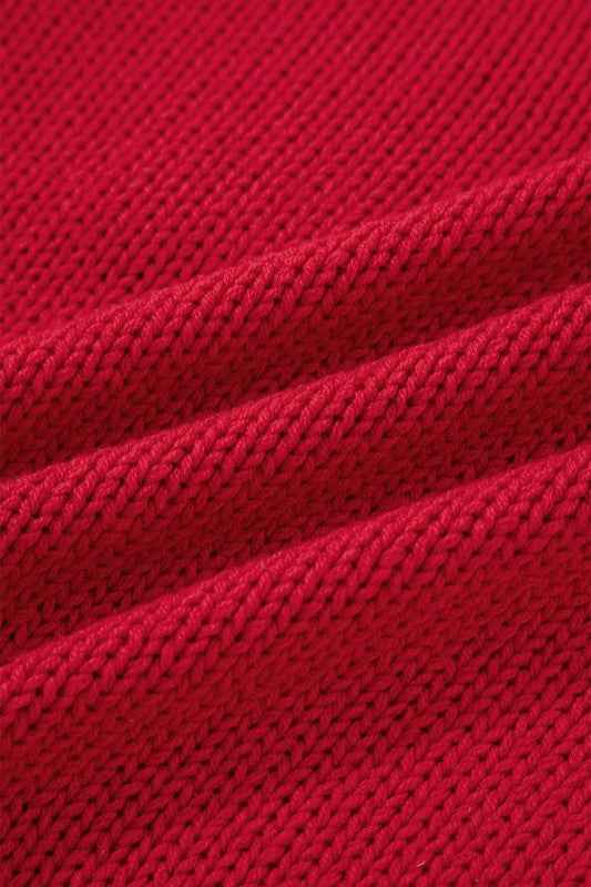 MERRY Colorblock Trim Drop Shoulder Sweater 11f0bb40-24a1-40c8-9417-044895f4edc8