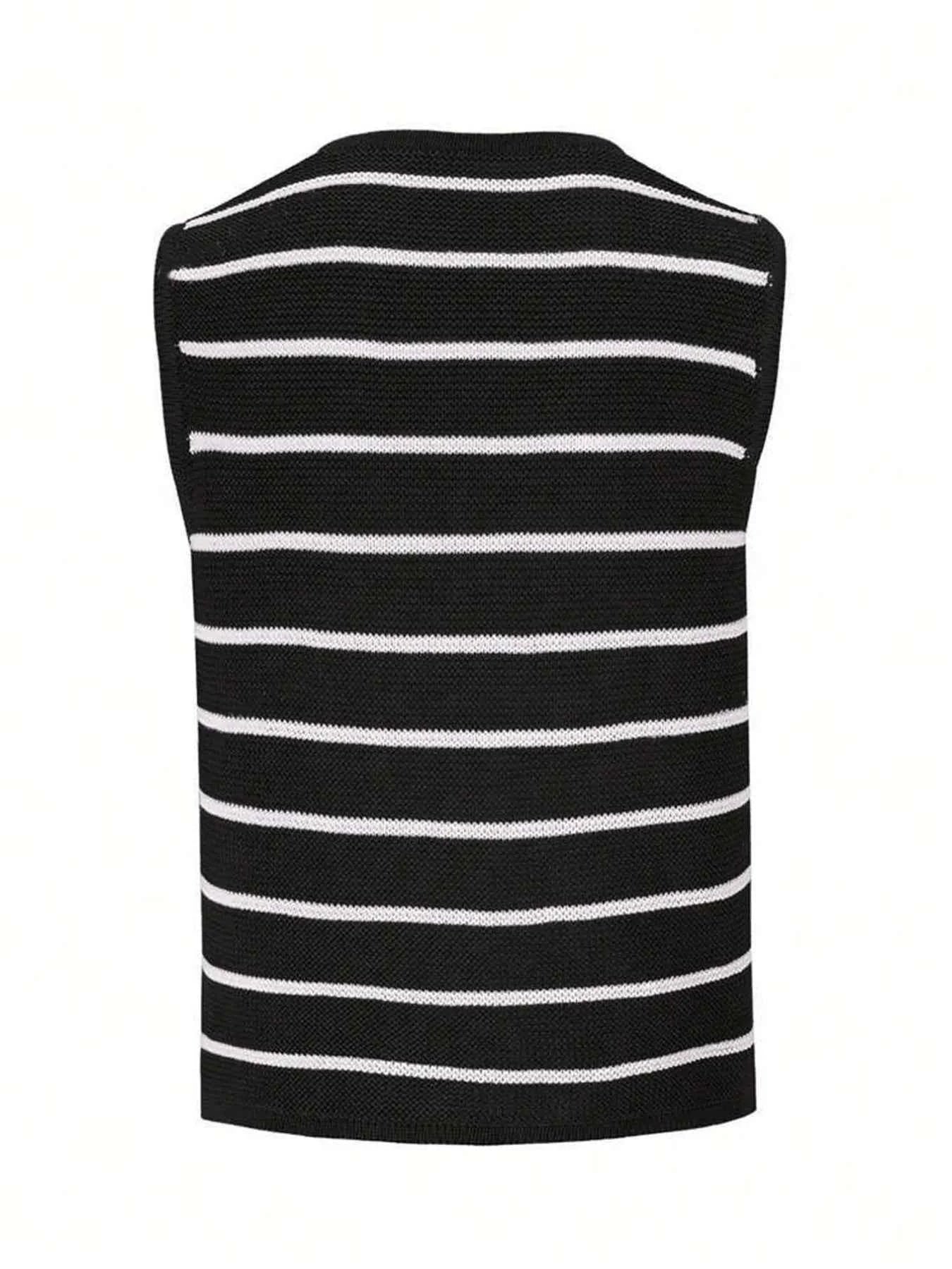Tie Front Striped Sweater Vest 1231d95d-c1aa-47ee-b758-145ca16ae77f-Max-Origin