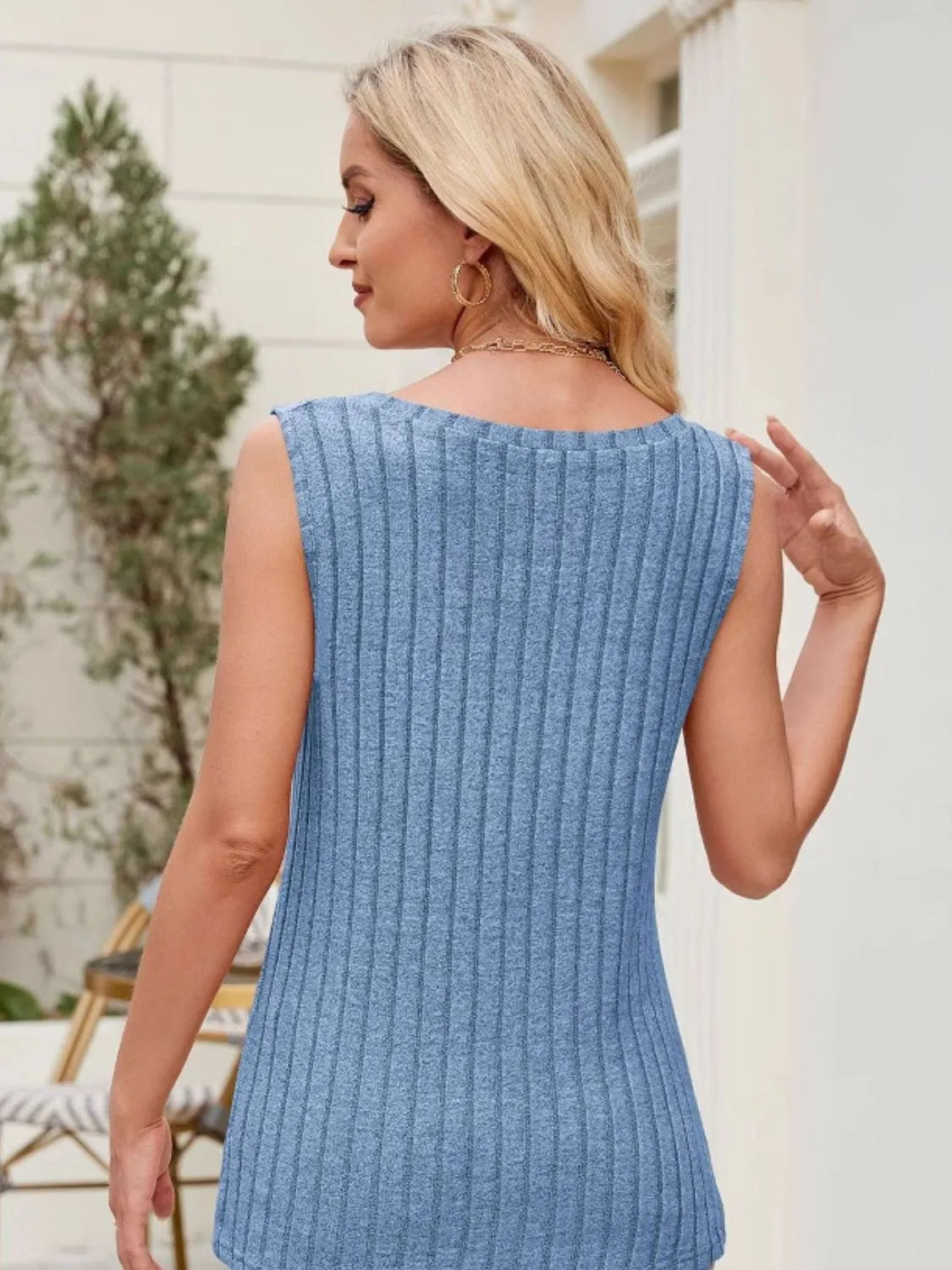 Ribbed Round Neck Tank 124eaa4f-4b2c-4180-80da-9fa99d169437-Max-Origin