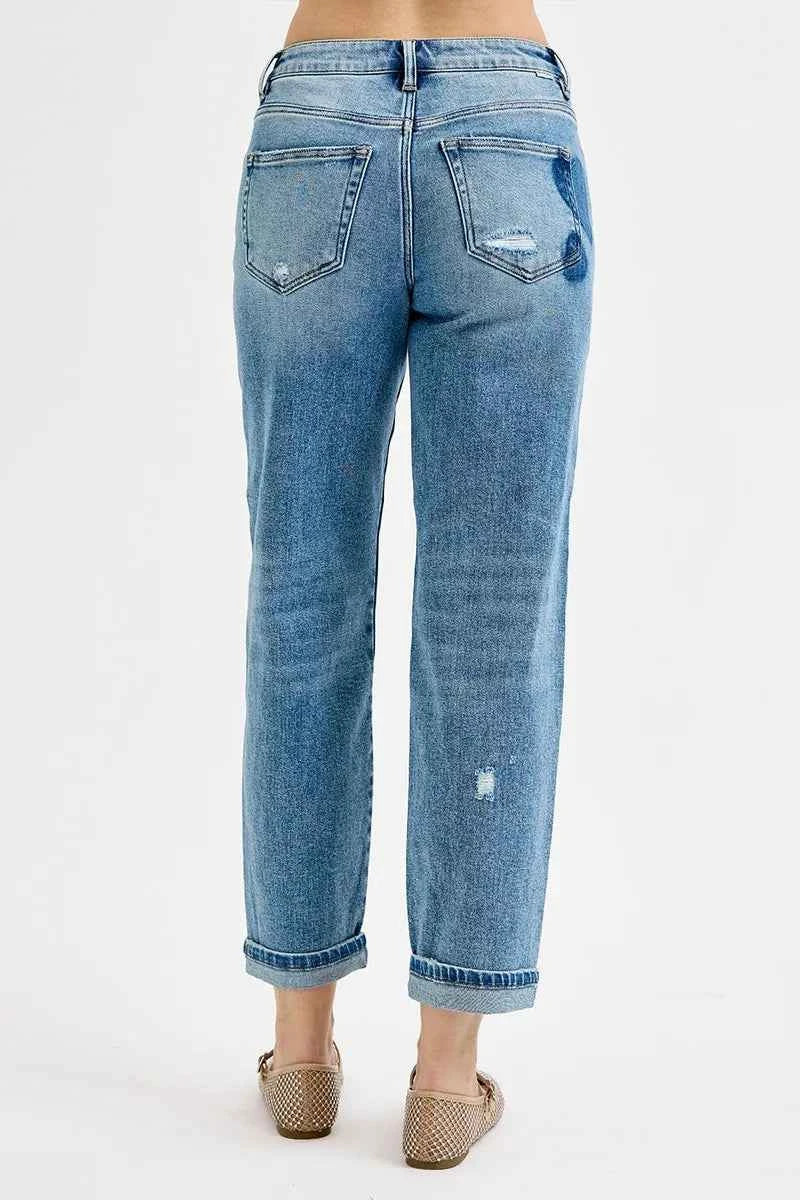 RISEN Full Size Mid Rise Fit-boyfriend Heart Shade Jeans Plus Size 124fdcd990664e27913345a904e73976-Max-Origin