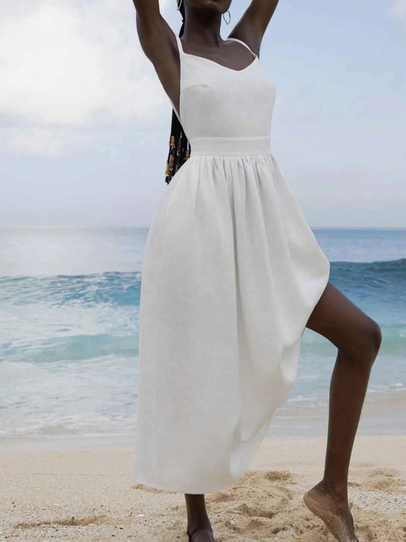 V-Neck Tie Shoulder Maxi Dress 12577809-44af-4b38-8bf8-a8c5c295f4a9-Max-Origin