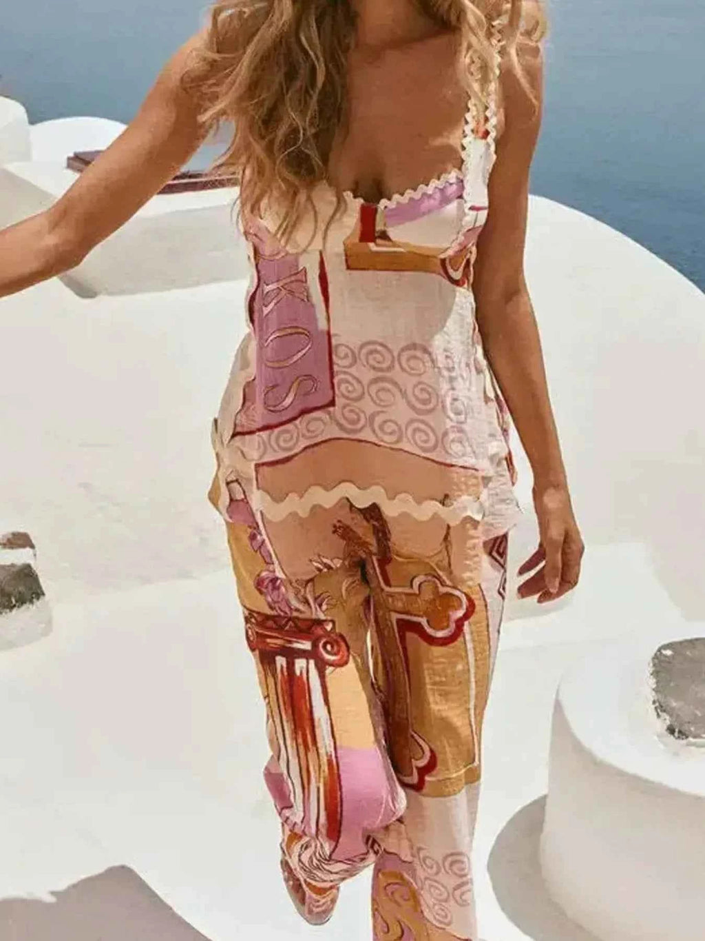 Tie Back Printed Cami and Pants Set 12de0ba3-ad88-4639-9db7-de789f203439-Max-Origin